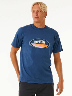 Rip Curl SURF REVIVAL MUMMA Washed Navy pánské tričko krátkým rukávem
