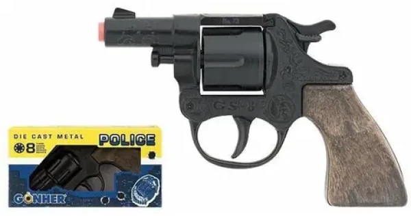 GONHER Revolver policejní kovový malý