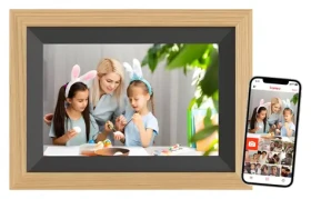 Braun DigiFrame 10B WiFi buk / Fotorámeček / 10,1" / 1280 x 800 px / dotykový displej / čtečka karet (21265)