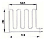 EOS - Topné těleso, spirála pro saunová kamna Goliath 1666W C20013763L