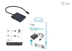 I-tec USB-C Dual 4K/60Hz DP Video Adapter / Redukce / 2× DisplayPort / 4K 60Hz / 8K 30Hz / USB-C (C31DUAL4K60DP)
