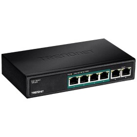TrendNet TPE-S50 TRENDnet TPE S50 - Switch - unmanaged - 4 x 10/100 (PoE) síťový switch 10 / 100 MBit/s funkce PoE