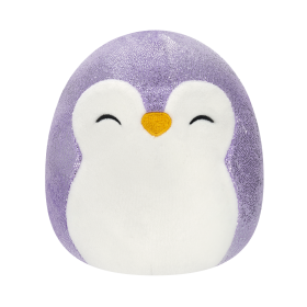 SQUISHMALLOWS Fialový tučňák - Elle, 13 cm