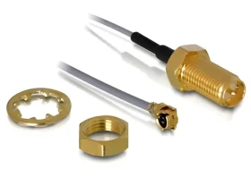 Delock RP-SMA (F) – U.FL MHF I IPEX (M) / Anténní redukce / 0,2 m (88340)