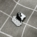 Pinarna.cz Think before you click / Než klikneš, přemýšlej - černá kočička