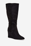 Kozačky na klínech model 216791 Step in style 36