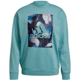 Pánská mikina uforu W GS3893 tyrkysová - Adidas L