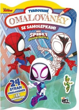 Tvarované omalovánky Spidey