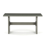 Zahradní sestava 140x70x60cm, polyratan, šedá, AZS-A1719 GREY