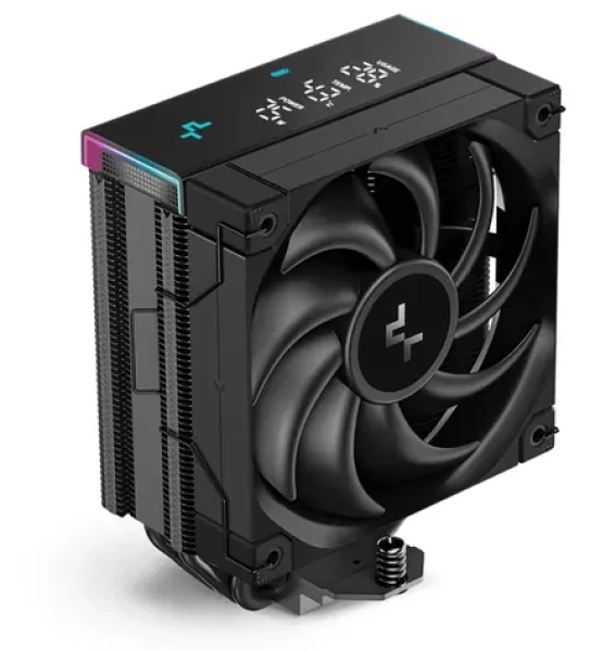 DEEPCOOL AK400 Digital Pro černá / Chladič CPU / ARGB / 4× heatpipe / 120 mm ventilátor (R-AK400-BKAPMN-G)
