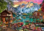 BLUEBIRD Puzzle Jezero Braies, Itálie