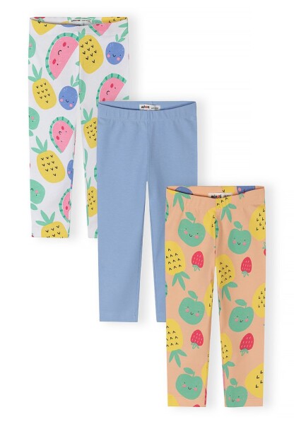 Legíny dívčí capri 3pack Minoti 30LEGGING102 - 110/116 | 5/6let