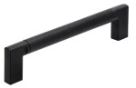 Siro Nábytková úchytka 2457 rozteč: 128mm černá mat