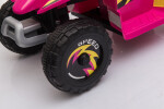 Mamido Dětská elektrická čtyřkolka pro nejmenší Speed Junior 6V 7Ah růžová