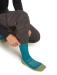 ICEBREAKER Wmns Mer Hike+ Light Crew, Tidal Teal/Lichen velikost: 38-40 (M)