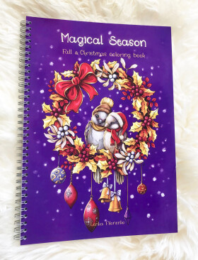 Magical Season, antistresové omalovánky s podpisem autorky, Lenka Filonenko