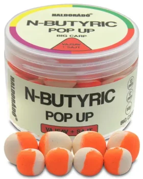 Haldorádó Pop-Up N-Butyric Big Carp Kyselina máselná/Sýr / Plovoucí boilie / 50 g / 13+17 mm