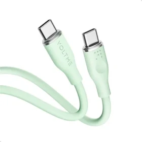 VOLTME Powerlink Moss Series CTC Kabel USB-C(M) 3A/60W 1m zelená / 2x USB-C(M) (C2024)