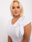 Dámská bílá halenka plus size velikosti