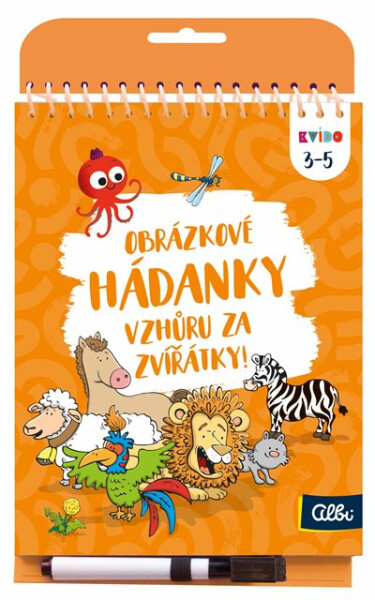 Kvído - Obrázkové hádanky: Vzhůru za zvířátky - Albi