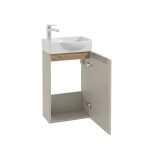 Koupelnová skříňka s umyvadlem Naturel Stilla 39x60x22 cm kašmír mat STILLADK04008UBL STILLADK04008UBL