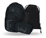 BAAGL SET Coolmate Black: batoh, penál, sáček