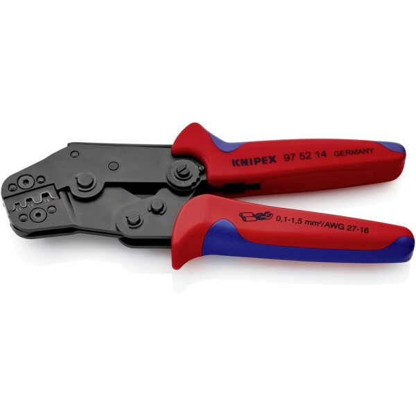 Knipex Knipex-Werk 97 52 14 krimpovací kleště neizolované otevřené zástrčky , 0.10 do 1.5 mm²