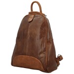 Trendy dámský koženkový kabelko-batůžek Eligio, hnědý