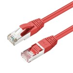MicroConnect SSTP610R RJ45 síťové kabely, propojovací kabely 10 m červená 1 ks