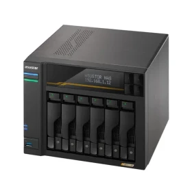 Asustor Lockerstor 6 Gen3 AS6806T 6-Bay / 4x M.2 SSD / 6x 3.5" SATA / AMD V3C14 / 16GB RAM / 5x USB / 2x 2.5/10GLAN (90-AS6806T00-MF30)