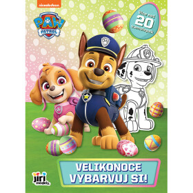 Jiri Models Jiri Models, 4113-7, Vybarvuj si, velikonoční omalovánky se samolepkami, Tlapková patrola/Paw Patrol