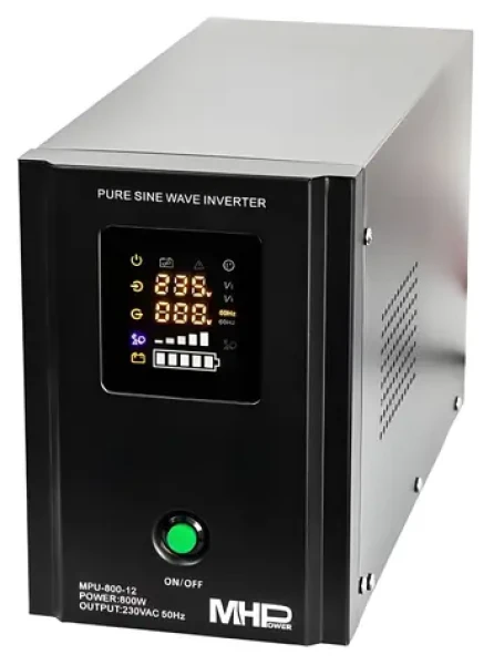 MHPower MPU-800-12 / Napěťový měnič / UPS / 800W / čistý sinus / 12V (MPU-800-12)