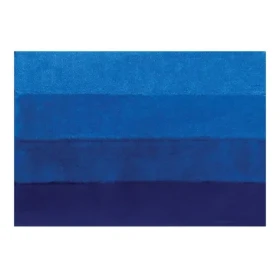 Spirella FOUR koupelnová předložka 55 x 65 cm modrá / polyester / protiskluzová (7610583161727)