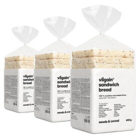 Vilgain Bílý tousťák – 3× cereální se semínky 400 g