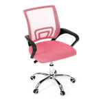 Dětská židle, houpací mechanismus, růžová síťovina, KA-L103 PINK