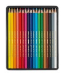 Caran D'ache Swisscolor akvarelové pastelky 18 barev, plechová