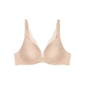Dámská podprsenka Body Make-Up Illusion Lace WP - Triumph naze béžová (00NZ) 085D