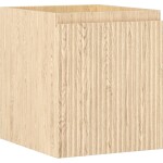 MEXEN/S - Rivel koupelnová skříňka pod umyvadlo 40, 1 šuplík, reliéf , dub 91A20-04047-1-BF81