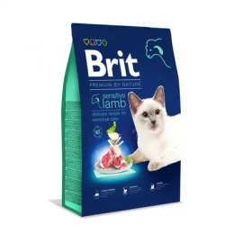 Brit Premium by Nature Cat Sensitive Lamb 8 kg / Prémiové krmivo / pro dospělé kočky s citlivým trávením (8595602553266)
