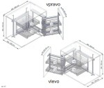 Strong Rohový mechanismus s koši (398677)