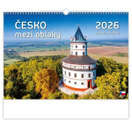 Kalendář nástěnný 2026 - Česko mezi oblaky