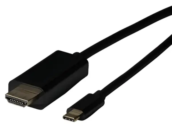 EFB Elektronik USB-C - HDMI kabel černý / Adaptérový kabel / 4K 30Hz / HDCP 1.4 / 2 m (EBUSBC-HDMI-4K30K.2)