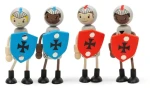 BIGJIGS TOYS Dřevěné postavičky Středověcí rytíři
