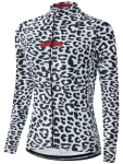 Cyklodres CYCOLOGY Winter Kitty, dámský, dlouhý rukáv, white (Motiv Kitty - white, velikost L)