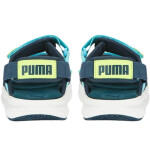 Dětské sportovní sandály Evolve Jr 390449 02 Tmavě modrá se sv.modrou a žlutou - Puma modrá s tm. modrou 37