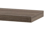 Polička nástěnná 60 cm, MDF, 3D dekor dub sonoma dark, baleno v ochranné fólii