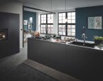 GROHE - Dřezy Kompozitní dřez K700 s automatickým odtokem, 78x51 cm, granitová černá 31652AP0