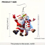 Dovoz Náušnice santa + sněhulák