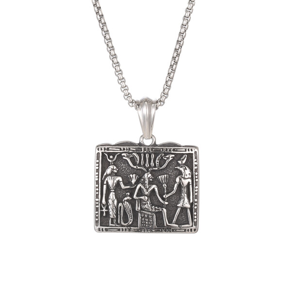 Elenys pánský náhrdelník Egyptské hieroglyfy