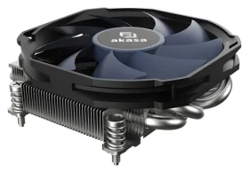 Akasa Alucia H4A / Chladič CPU / 1x 92 mm / 800–3600 RPM / 40 CFM / AM4+AM5 (AK-CC1114BP01)